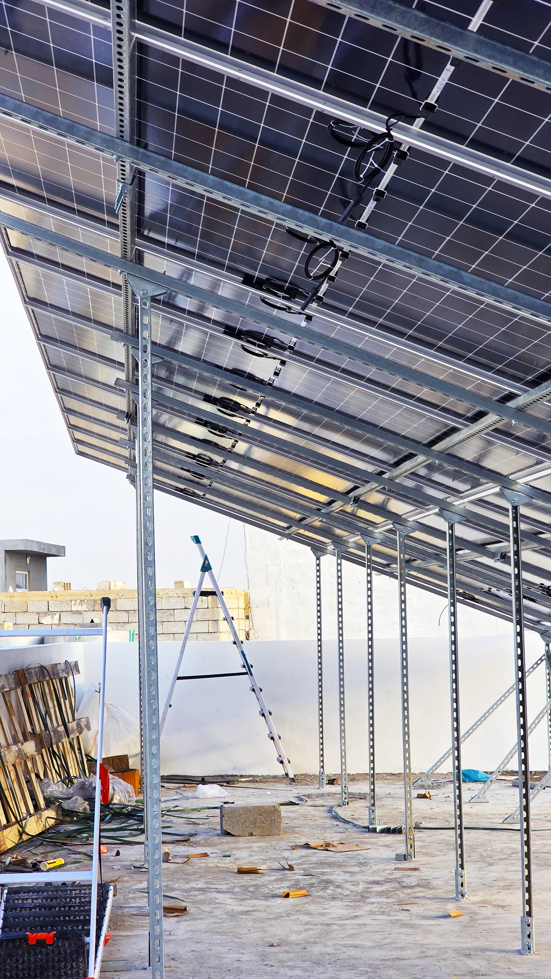 Installing 44.2 hybrid system for Bawan-warehouses-Kalar 4