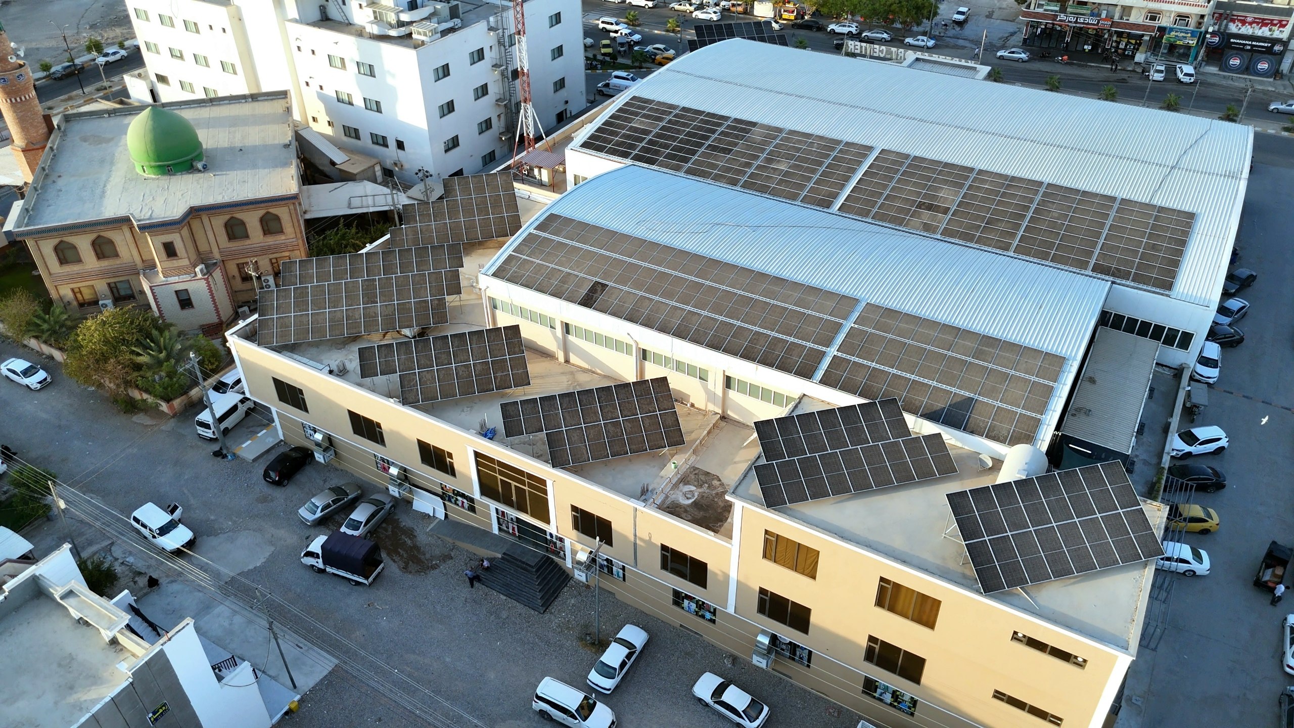 Installing 274Kw on grid system for kareza sport center in kalar 