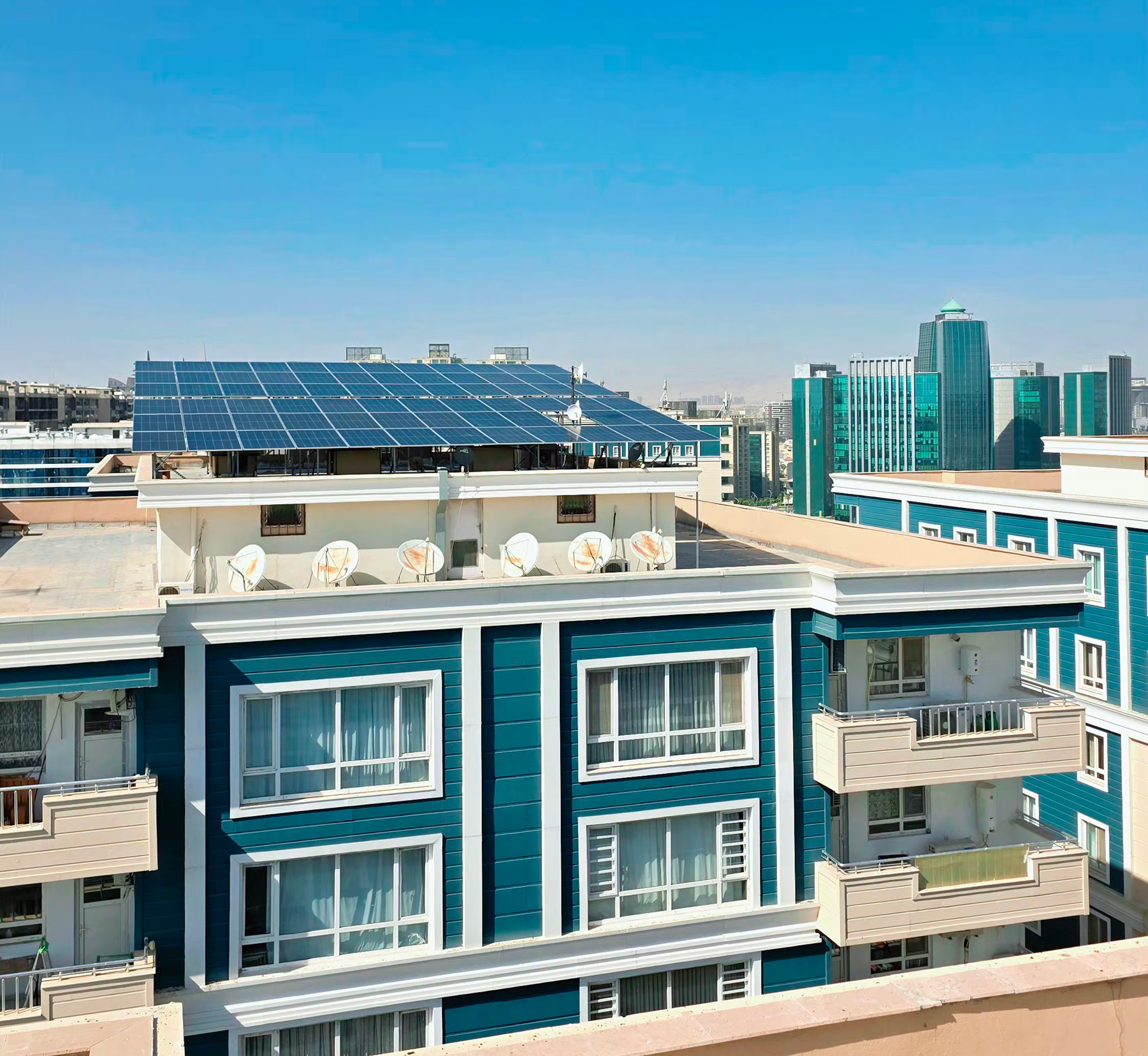 Installing 44.2KW on grid system for Dwrandaz Company in Erbil  2